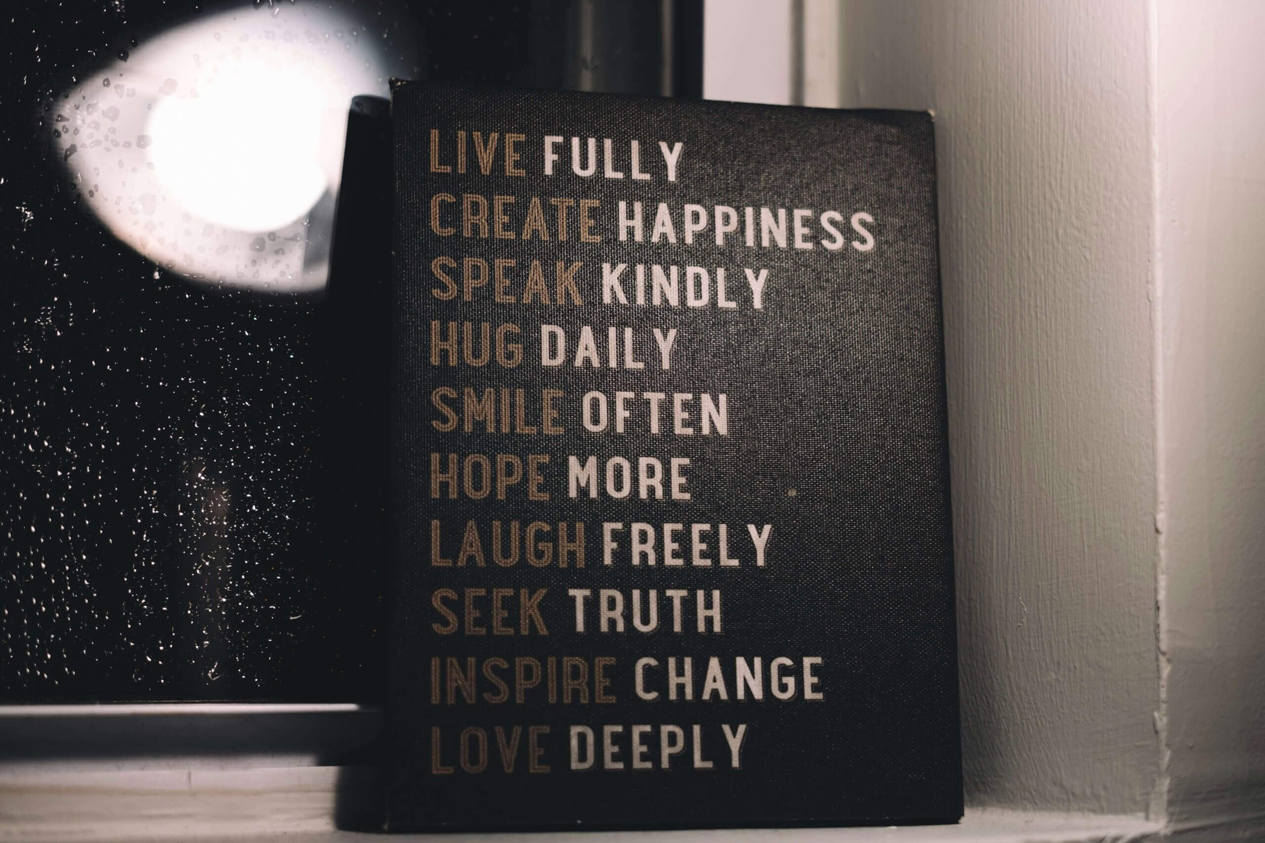 work-life balance phrases which are written on the board